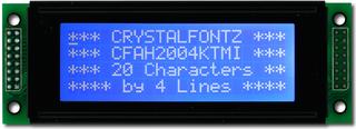 White on Blue 20x4 Character Display (CFAH2004K-TMI-JP)