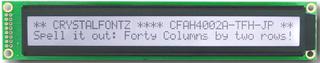 [EOL] 40x2 Character LCD (CFAH4002A-TFH-JP)