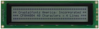40x4 Character LCD Dark on Gray (CFAH4004A1-TFH-JT)