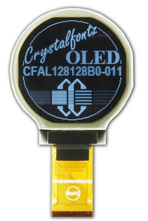 128x128 Round OLED display (CFAL128128B0-011W)
