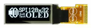 White 128x32 Small Graphic OLED Display (CFAL12832B-0091P-W)
