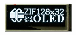 128x32 I2C Graphic OLED Module with ZIF Connector (CFAL12832D-B)