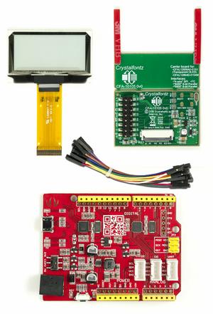 Transparent OLED Development Kit (CFAL12856A0-0151-B-E1-2)