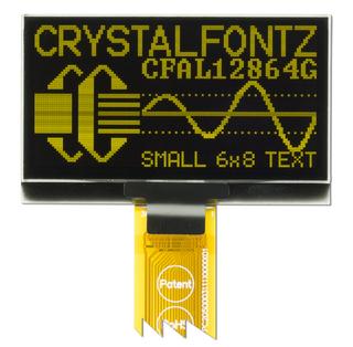 128x64 Yellow Graphic 2.4 inch OLED (CFAL12864G-024Y)