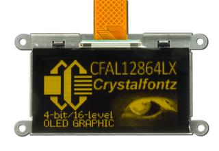 128x64 Graphic SPI OLED Display (CFAL12864LX-Y)