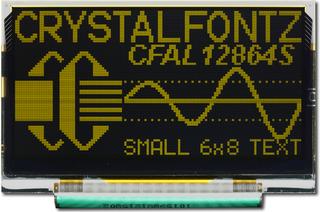 128x64 SPI Graphic OLED [EOL] (CFAL12864S-Y-B1)