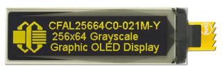 256x64 Yellow Monochrome OLED (CFAL25664C0-021M-Y)