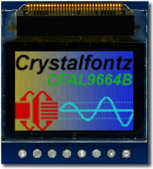 96x64 Graphic OLED with Carrier Board (CFAL9664B-F-B1-CB)