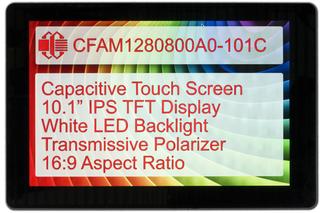 10.1" IPS TFT Full-Color HDMI Display (CFAM1280800A0-101C)