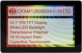 10.1" IPS Capacitive Touchscreen HDMI Display (CFAM1280800A1-101TC)