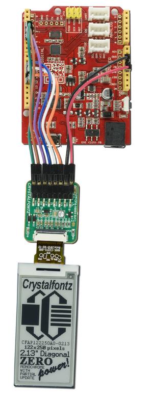 [EOL] 122x250 ePaper development Kit (CFAP122250A0-E2-2)