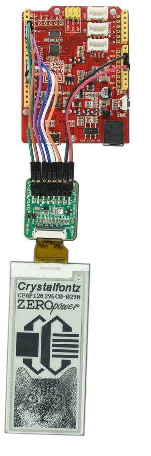 128x296 ePaper Display Development Kit (CFAP128296C0-E2-2)