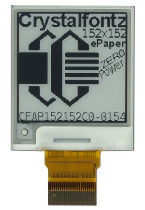 1.54" Square ePaper Display (CFAP152152C0-0154)
