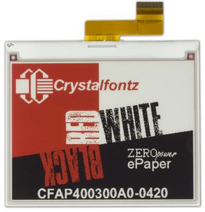 [EOL] 4.2" Red White Black ePaper Display (CFAP400300A0-0420)
