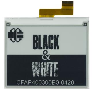 4.2" Black &amp; White ePaper Display (CFAP400300B0-0420)