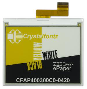 (EOL) 4.2" 3-Color ePaper Display (CFAP400300C0-0420)