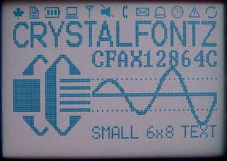 Samsung 128x64 Graphic SPI LCD (CFAX12864C-WGH)