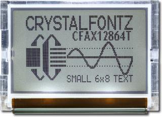 128x64 SPI Graphic LCD Display (CFAX12864T1-TFH)