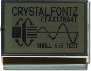 Thin 128x64 SPI Graphic LCD (CFAX12864T-NFH)