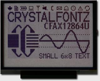 128x64 SPI Graphic LCD (CFAX12864U1-WFH)