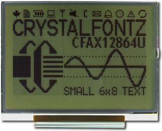 128x64 SPI Graphic Transflective LCD (CFAX12864U-NFH)