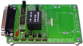 (EOL)128x64 Graphic LCD Demo Board (CFAXZIF-DEMO)