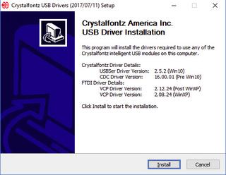 USB LCD DRIVER (USB LCD Driver)