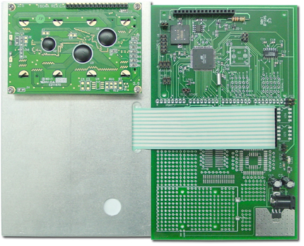 front panel and PCB removed