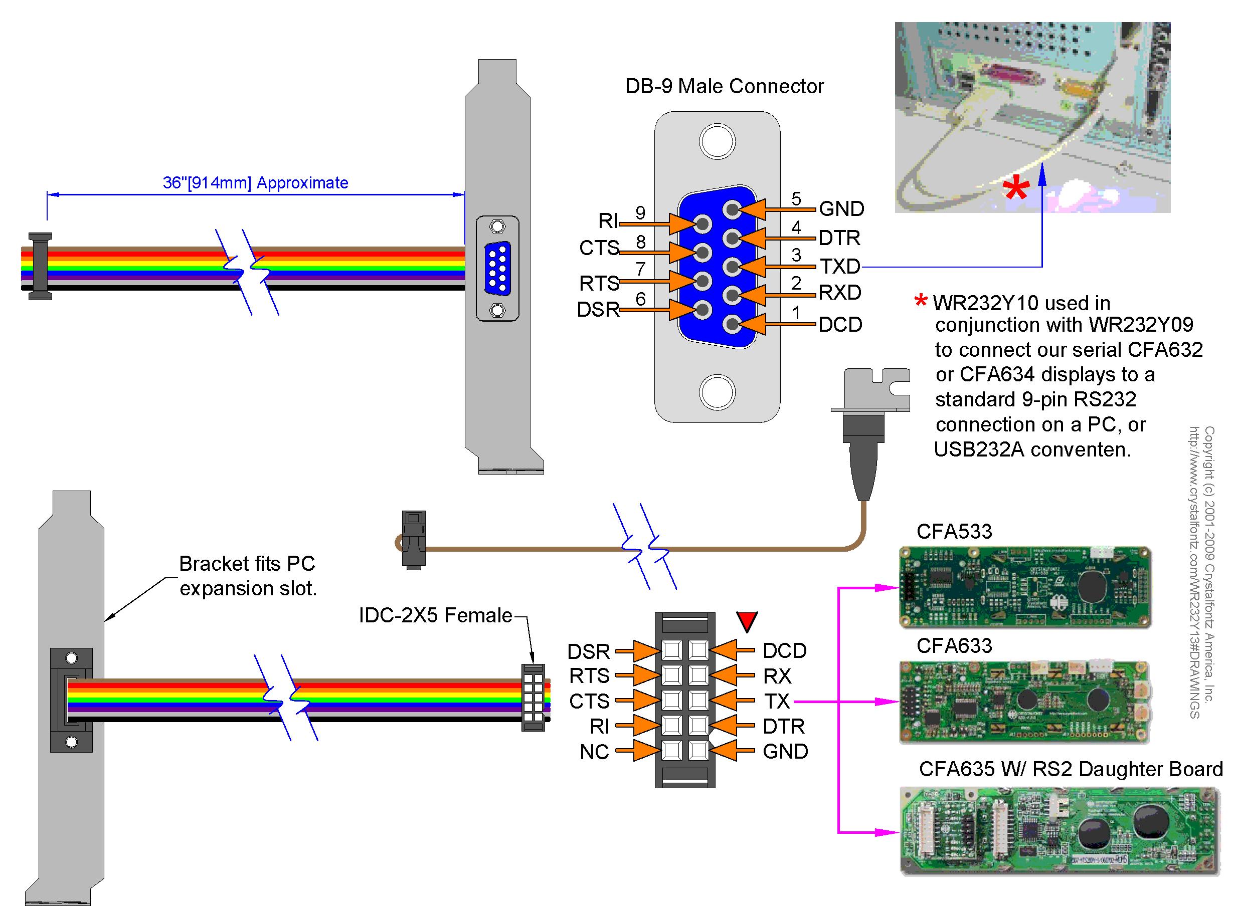 length standard iso address email (WR232Y13) to Crystalfontz DB9 from Pin Cable 10 length standard iso address email (WR232Y13) to Crystalfontz DB9 from Pin Cable 10